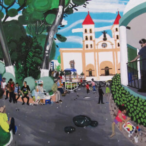Desde el parque Guzmán, San Miguel, El Salvador